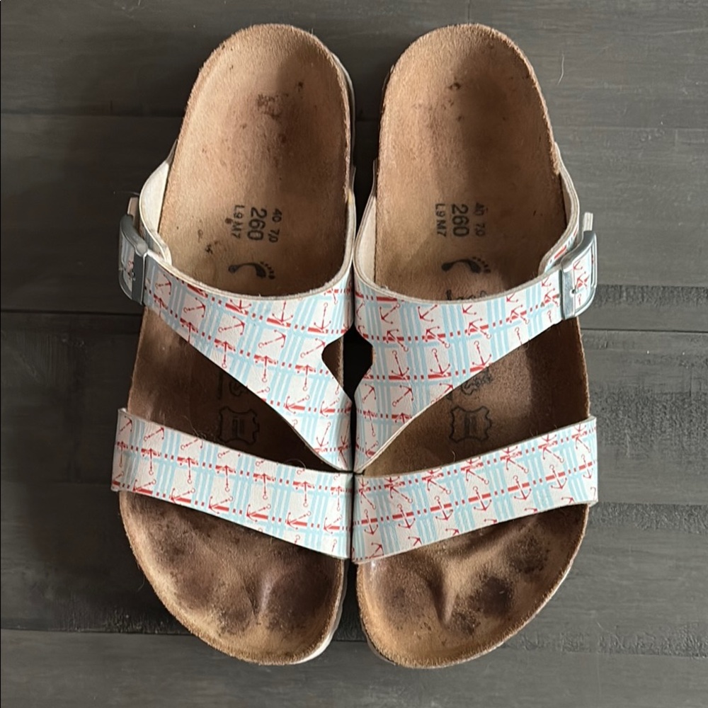 Set Sail in Nautical design Birkis by Birkenstock!